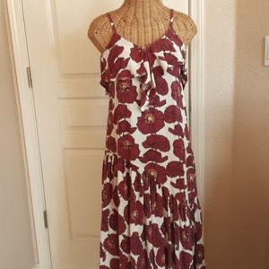 Vintage Poppy Dress with Drop Waist